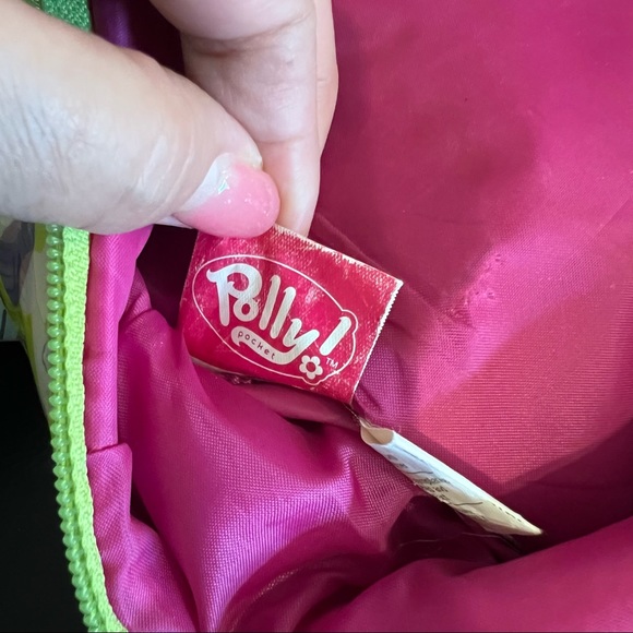 POLLYPOCKET VINTAGE LUNCH BAG PINK/GREEN HAS SMALL FLAWS - Picture 4 of 11
